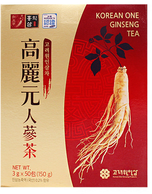 고려원 인삼차 홍삼차 (2종), 1개, 50개입, 3g