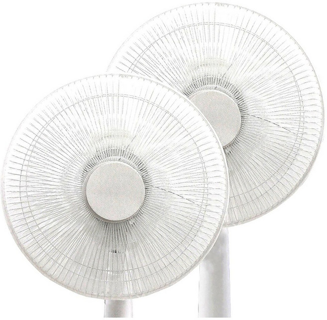The Zari 束口式電風扇防護罩 2入, 白色, 1組