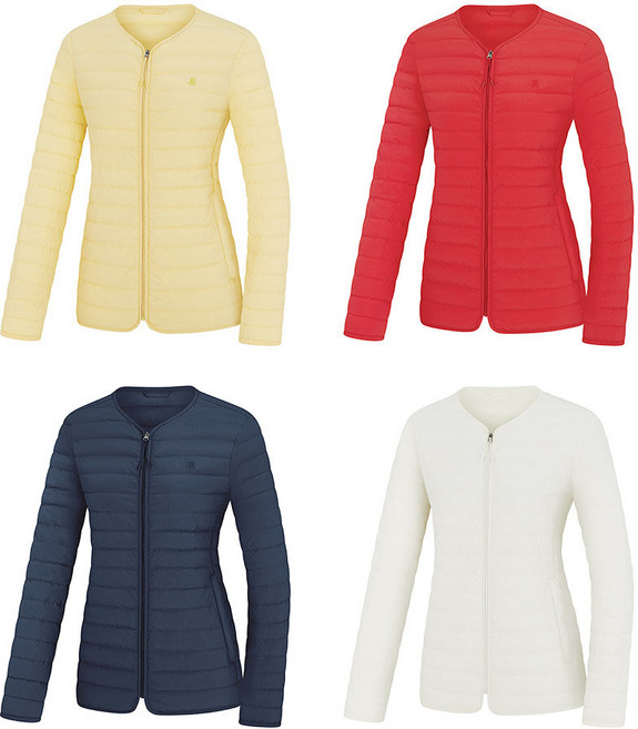 비티알 비티알 여성 겨울 웰론 다양한 색상 골프 경량 패딩 자켓 2404JB668W