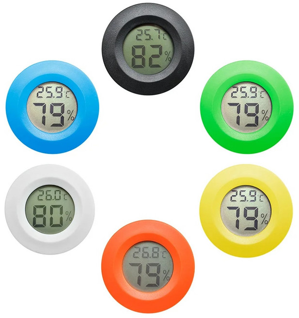 악기 온습도계 온도관리 습도관리 현악기 필수품, 주황색, 1개