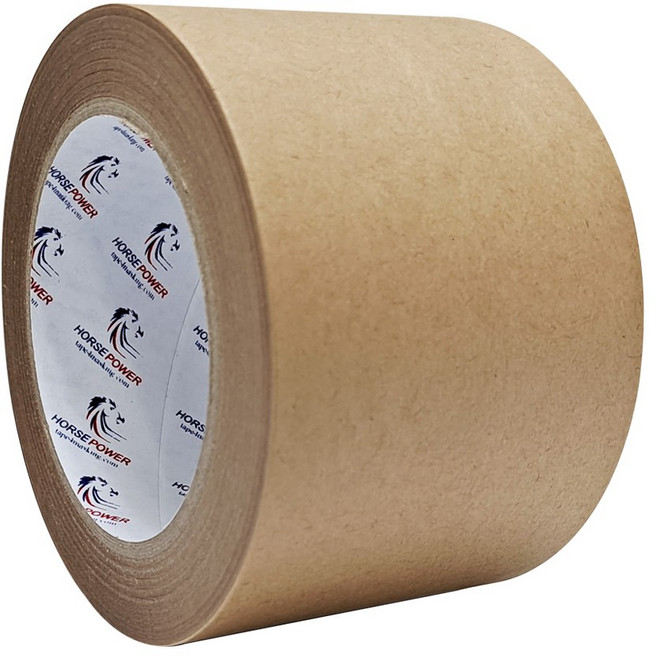 HORSE POWER 홀스파워 크라프트 종이 박스테이프 무소음 무광 75mm x 40M 1개입