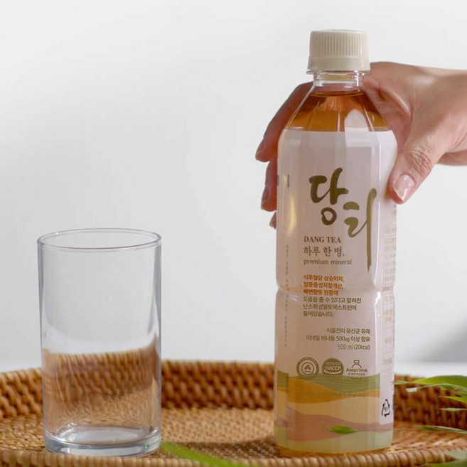 [12개입] 당티 500ml 바나듐 미네랄워터 0 칼로리 당관리 옥수수수염, 1개