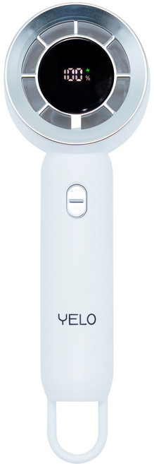 [역대급성능] 1단부터 100단까지 YELO LCD 초경량 BLDC 손선풍기 에어리, 화이트