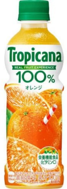 트로피카나 100% 오렌지 P330ml × 24, 330ml