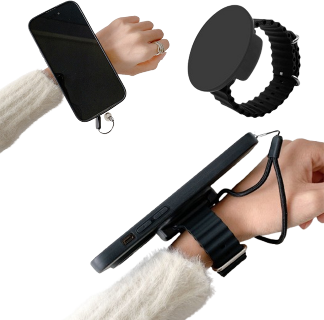 끌린다 핸드폰 맥세이프 손목 거치대, 1개