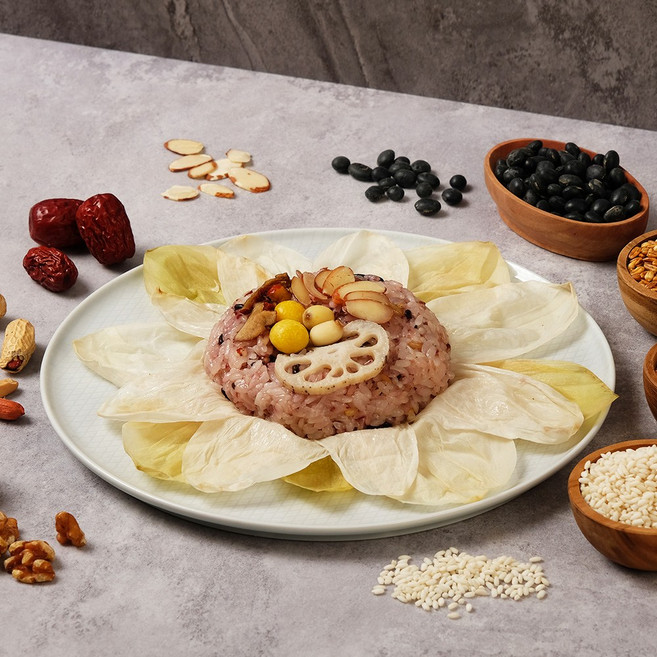 담소연 국산 연꽃밥 연잎 영양밥 220gx5개 세트 종류별, 220g, 1개, 혼합 5개(종류별 각 1개씩)