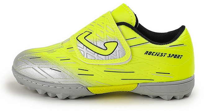 포트리스 키즈 풋살화 벨크로 찍찍이 초경량 미끄럼방지 축구화