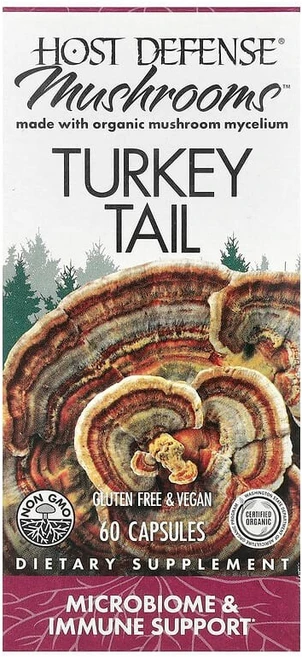 Host Defense Mushrooms™ 구름버섯 캡슐 60정(캡슐당 0.5g) FPI-02732, 60 Count, 1개, 60정 - 쿠팡