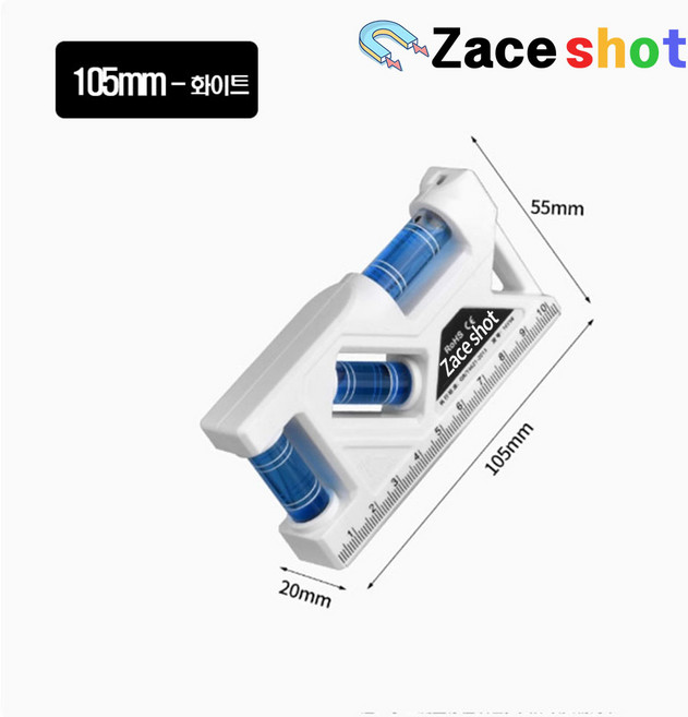 [제이스공구] 마그네틱 자석 레벨기 수평계, 1개