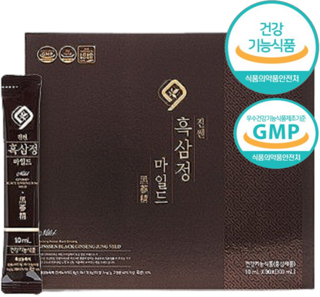 대동고려삼 구증구포 흑삼정 마일드 프리미엄 스틱 30포 + 쇼핑백, 1개, 300ml