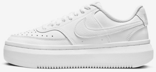 [국내매장판] 나이키 우먼스 코트 비전 알타 로우 트리플 화이트 스니커즈 운동화 DM0113-100