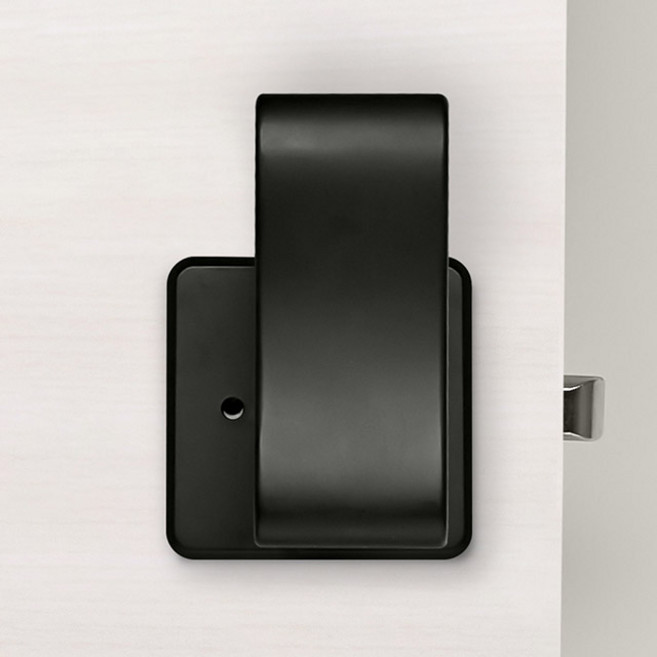 P101 윈드 푸시풀 방문손잡이, 블랙, 1개