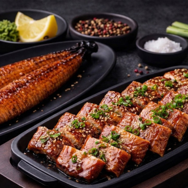 국산 자포니카 민물장어, 1박스, 특대 1kg 2미 손질후 750g내외