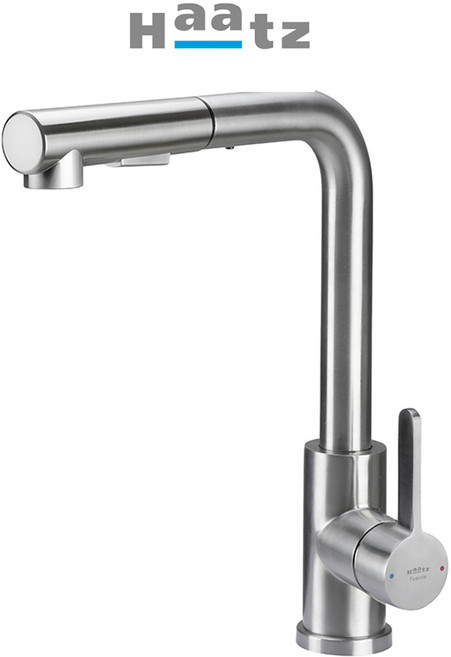 하츠 주방수전 폰테204 FC-LS100 무광 니켈 ㄱ자수전, 1개