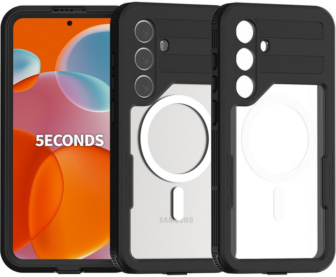 5세컨즈 에어범퍼 풀커버 물놀이 방수 케이스, 1개, 갤럭시S24 플러스