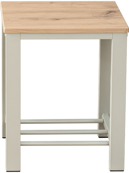 拜爾家居 超耐重D單人穿鞋椅 台灣製造 100KG穩固收納椅 玄關小椅子 工業風木板椅, 橡木奶茶-超取單筆訂單限1/宅配不限制, 1個