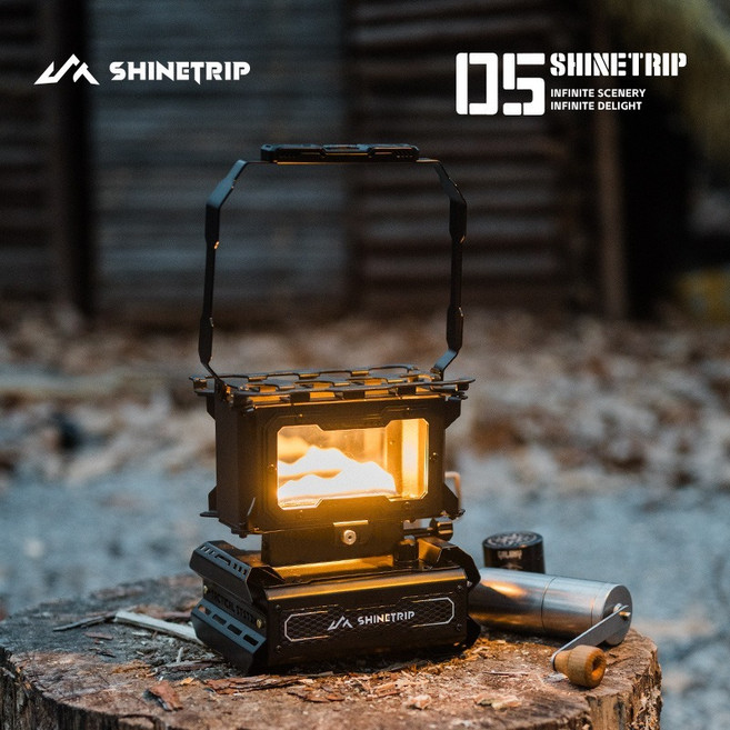 ShineTrip 05焰舞觀火爐 煤油觀火爐 復古油爐, 1個