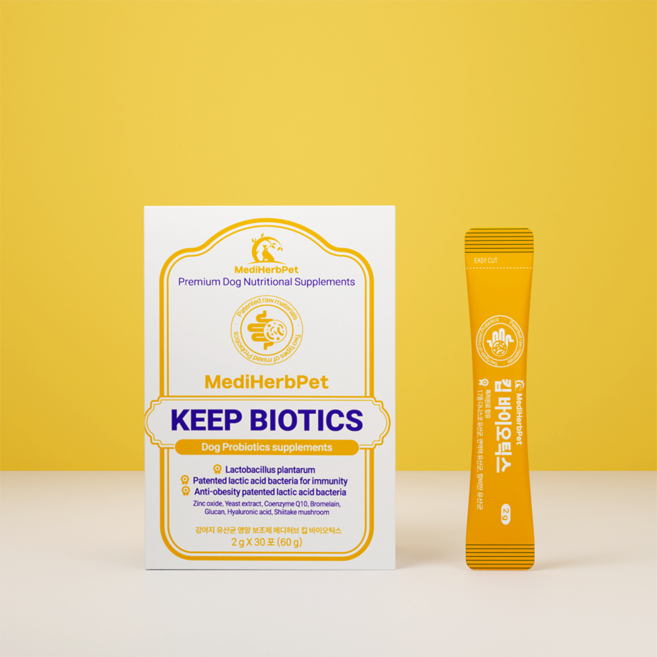 메디허브펫 반려동물 유산균 영양제, 30회분, 장건강/유산균, 1개