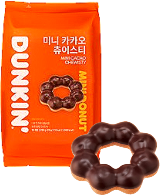 던킨 대표도넛 미니 카카오 츄이스티, 27g, 30개