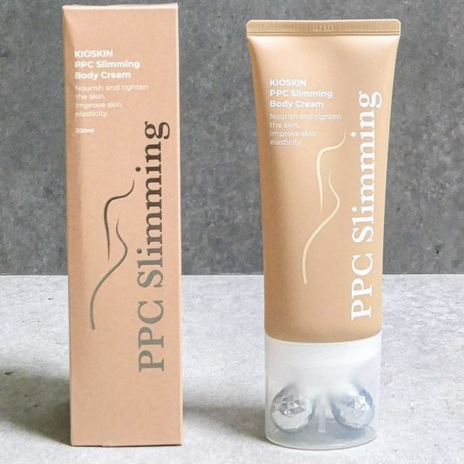 KIO SKIN PPC 纖體身體霜 滋養緊緻肌膚 200ml, 1個, 熱感滾珠身體按摩霜-現