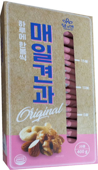 담과연 매일견과 오리지널, 20개