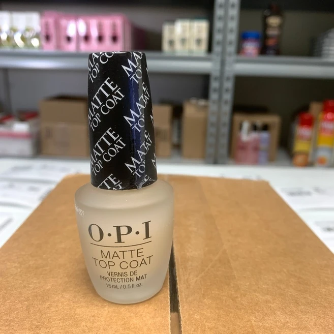 OPI 매트 탑 코트 무광택 마감 매니큐어 탑 코트 15ml, 1병, 1개 - 쿠팡