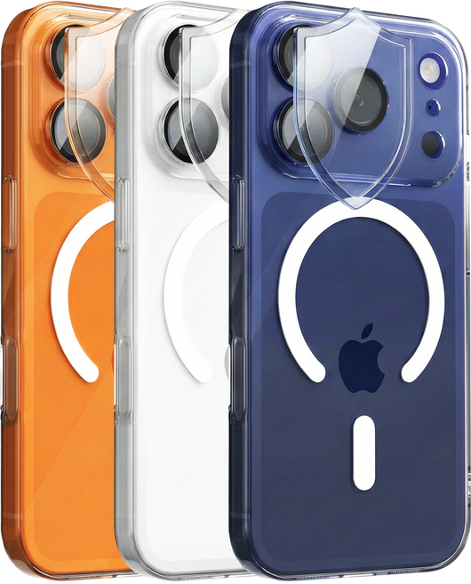 caseplz 렌즈 보호 강화유리 일체형 맥세이프 휴대폰 케이스