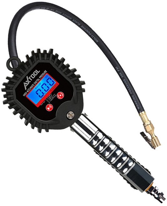 AXTOOL 디지털 공기압 주입기 LCD 압력게이지, 1개