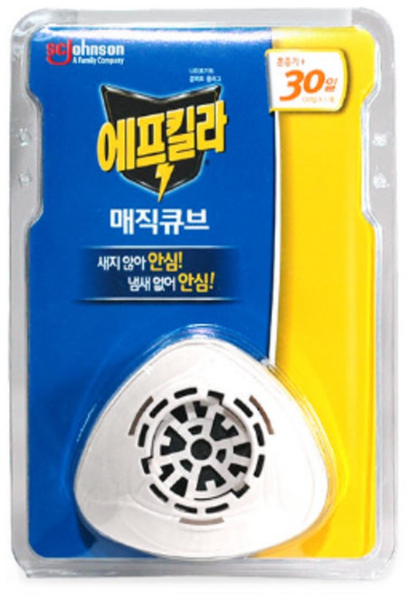 22년 8월~10월 제조 에프킬라 매직큐브 훈증기 1개 + 30일 리필 1개