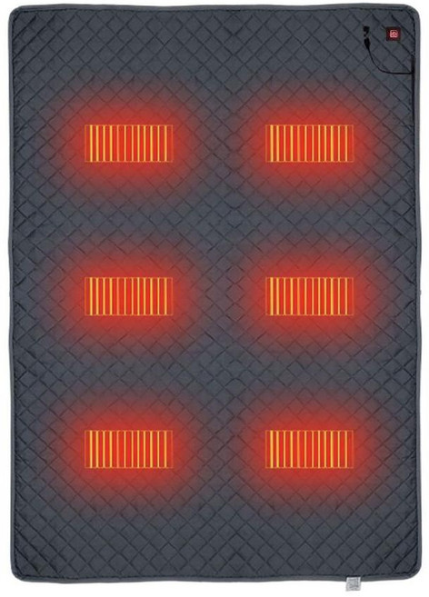 캠핑 전기 담요 차박 차량용 매트리스 usb 온열장판, 네이비 180x150cm type-c, 네이비 블루