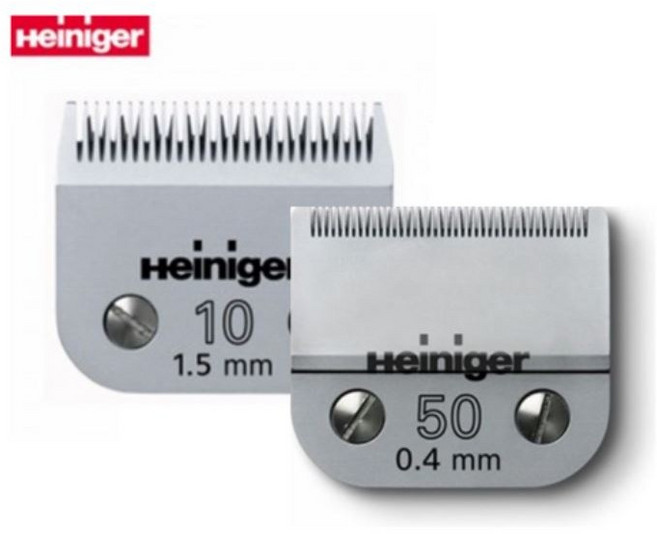 하인이거 이발기날 하인이거날 클리퍼날 10번 50번, 1개, Silver-10 1.5mm