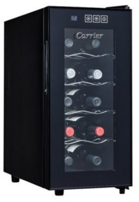 캐리어 미니와인셀러 CSR-26WG 10병, 블랙, CSR-26WG(고객직접설치)