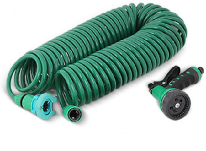 청소 호스 정원 물 분사기 베란다 수도 세차 릴 호수, 15m, 1개