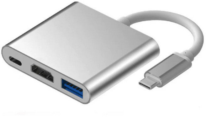 Type-C 轉 HDMI 4K 轉接器 USB3.0 適用iPhone iPad MacBook SWITCH, 1個, Typec HDMI轉接器(黃盒),+4K HDMI線 2米(推薦搭配)
