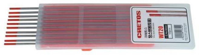 CRETOS 텅스텐봉 텅스텐봉 3.2*150(토륨) 10EA, 10개