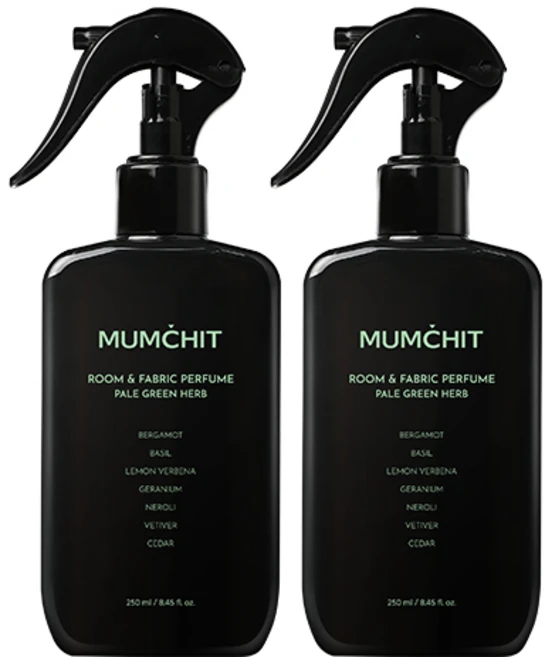 멈칫 대용량섬유향수250ml, 페일그린허브, 250ml, 2개 - 쿠팡