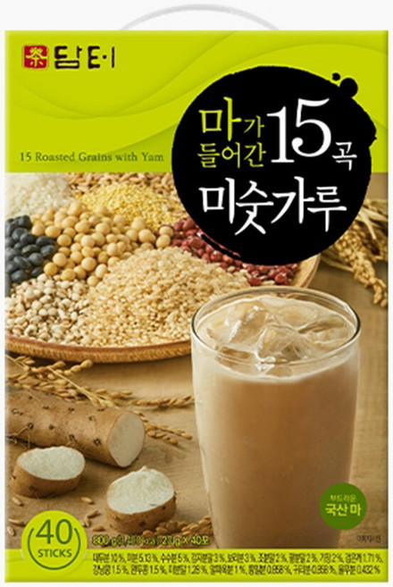 담터 마가 들어간 15곡 미숫가루 20g 40포