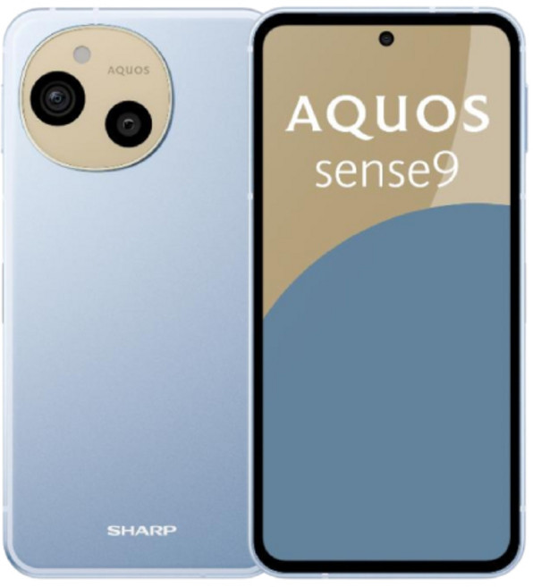 SHARP AQUOS Sense9 鋁合金一體式輕巧智慧手機 SH-M29TW, 海青藍, 128GB