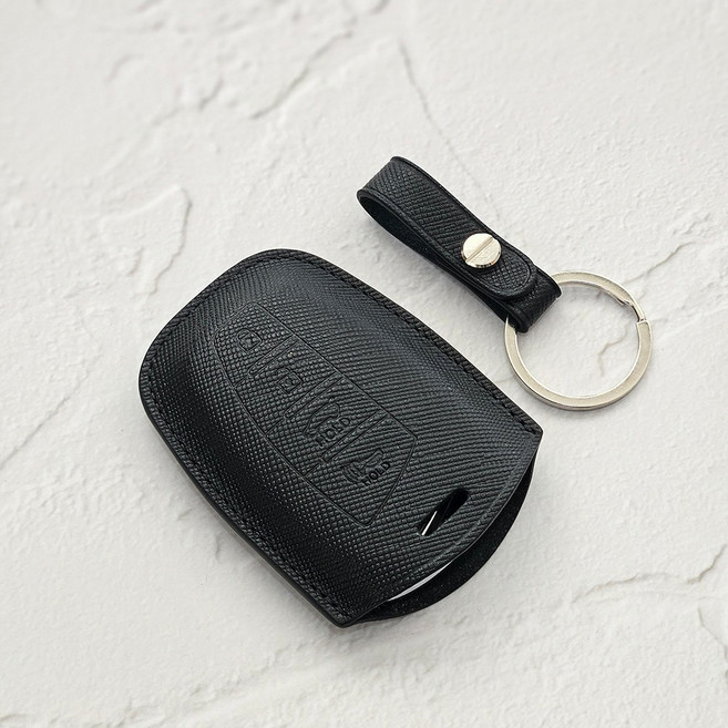 테일러카 현대 전차종 호환 차 키케이스 그랜저GN7 코나 아이오닉 싼타페, 시크 블랙, TH-1 (4버튼)