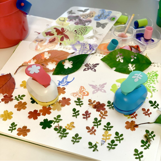 [곰지마켓]모양펀치 꽃 소형 펀칭기, 1개, 벚꽃(대)