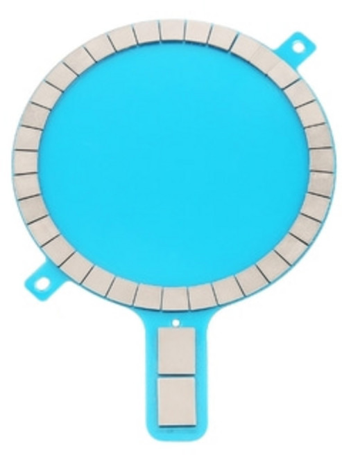 다퍼남 아이폰 전기종 맥세이프 자석 스티커, 실버, 3개