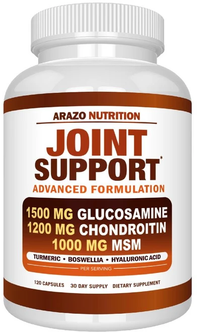 Arazo Nutrition 글루코사민 콘드로이틴 강황 Msm 보스웰리아 180정, 120정, 1개, 120정 - 쿠팡