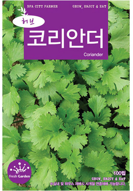 영농사 <코리안더 씨앗 100립> 허브 고수씨, 2개