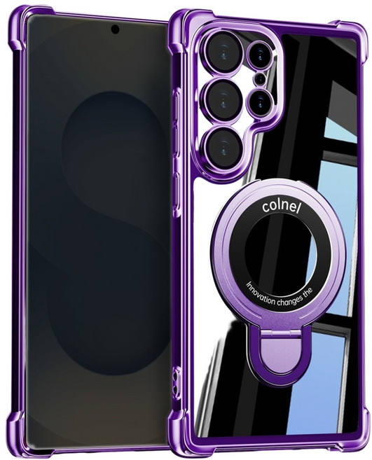 갤럭시 s25 울트라 s24 s23 ultra 2배자력 투명 맥세이프 거치대 케이스