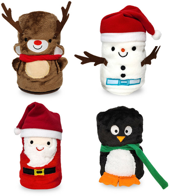 크리스마스 컨셉 담요 산타 눈사람 귀여운 선물 gg4049