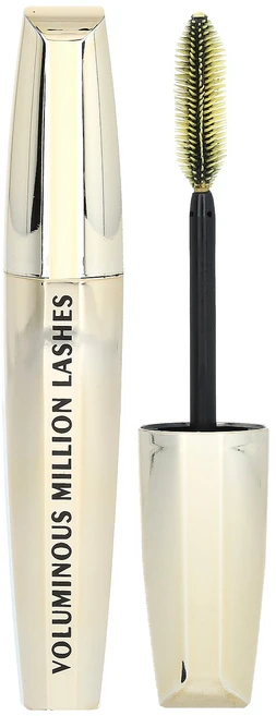 L'Oréal Voluminous 밀리언 래쉬즈 마스카라 블랙키스트 블랙 635 0.3 fl oz(9ml) L'Oréal (로레알), L'Oréal, Voluminous 밀리언 래쉬즈 마, 1, 블랙 - 쿠팡