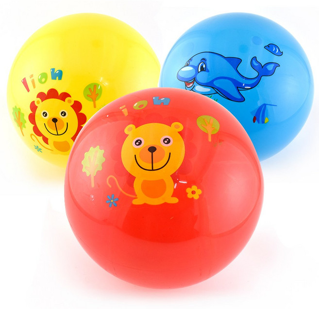 아트포인트 공놀이용 탱탱볼 에어볼 고무공 탱탱공 L, 빨강, 1개