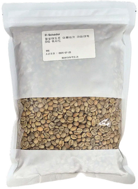 신선한 엘살바도르 SHG 커피 생두 1kg, 1개