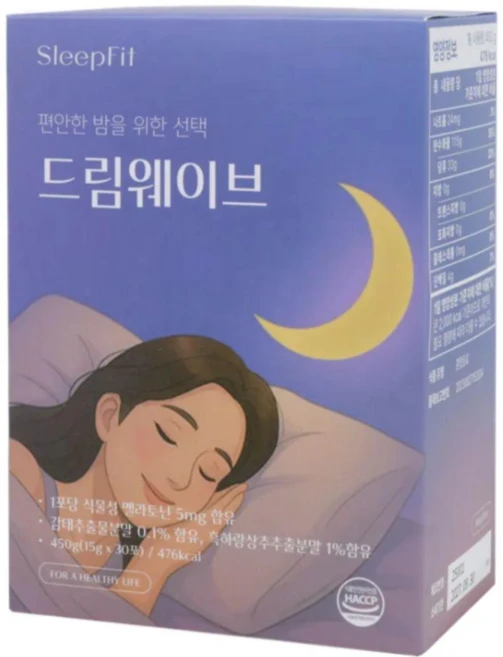 식물성 멜라토닌 5mg 슬립핏 드림웨이브 레몬맛 액상스틱 30일분 1세트, 30개, 15g - 쿠팡