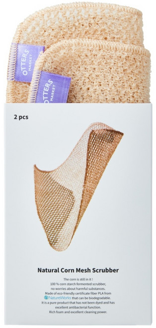오터스마켓 PLA 생분해 그물망사 옥수수 수세미